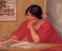 Renoir, Pierre Auguste - Leontine Reading